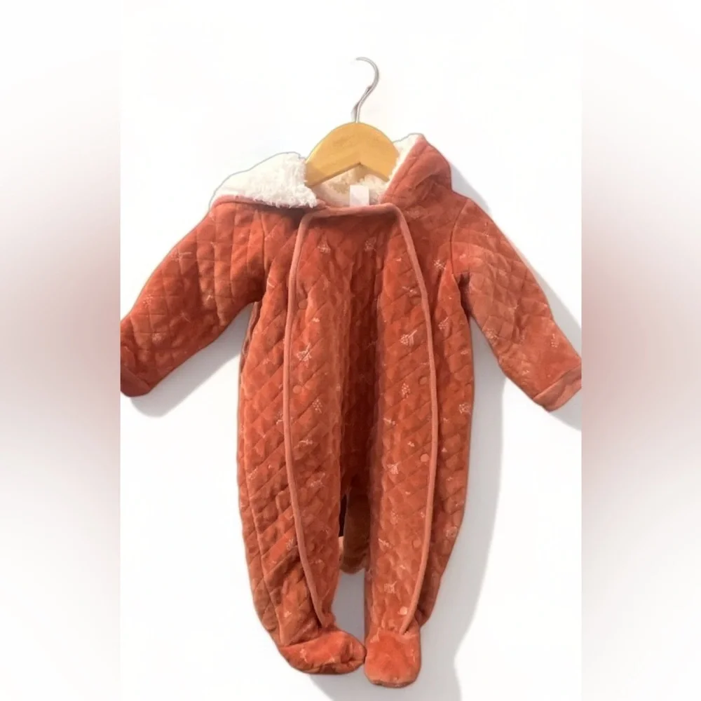The Nordstrom baby bunting pink desert Dottie for baby girls NWT